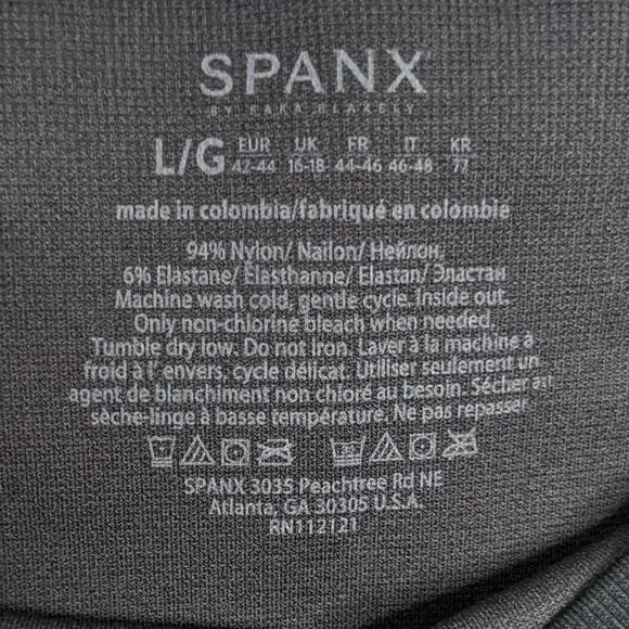 Spanx Camo Print Look at Me Now Cropped Seamless Leggings Size Large - Picture 5 of 7